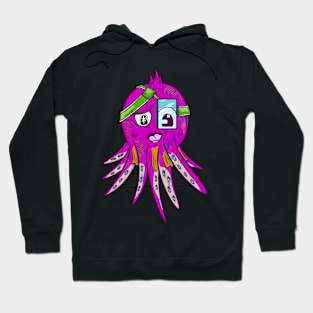 Cute Pink Octopus Hoodie